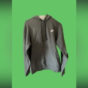 gray nike hoodie - unisex